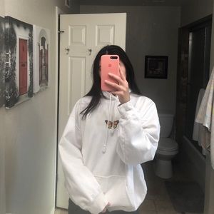 Brandy White Butterfly Hoodie